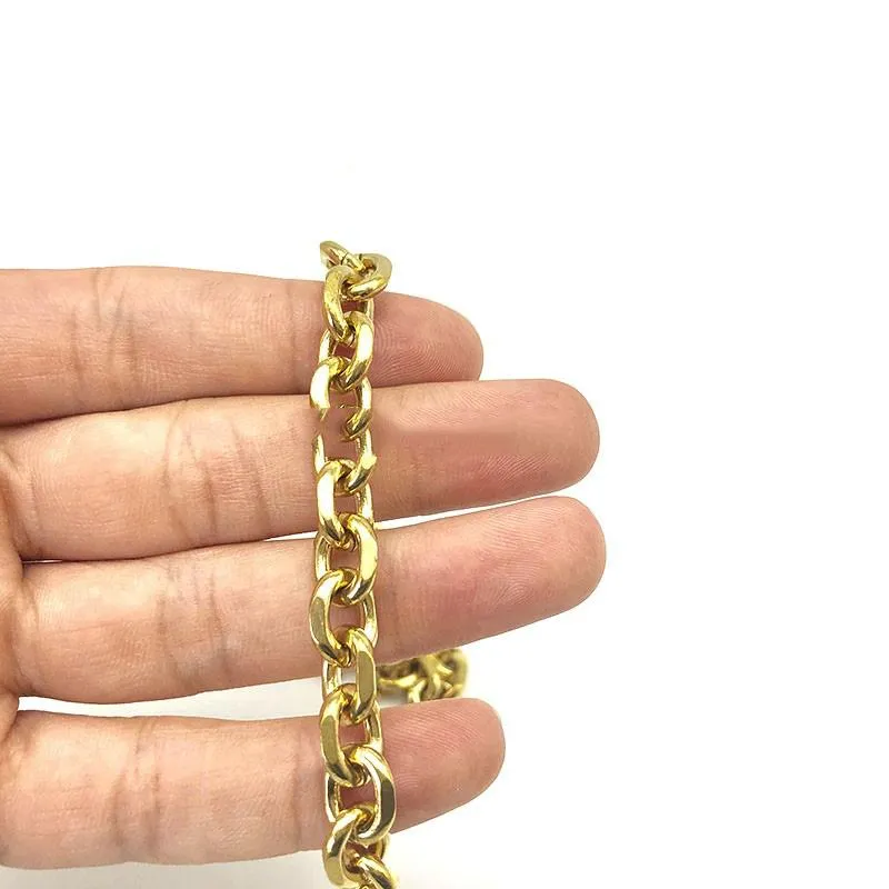 Cool Brass Dragon 40cm Rock Wallet Chain Biker Jean Wallet Chain Trucker Wallet Chain for Men