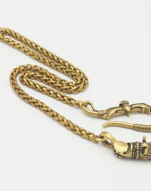Cool Brass Rhino Mens 19'' Rock Wallet Chain Biker Pants Chain jeans chain jean chain for Men
