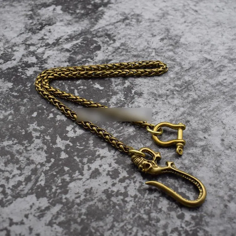 Cool Gold Mens 19'' Biker Wallet Chain Trucker Wallet Chain Pants Chain for Men