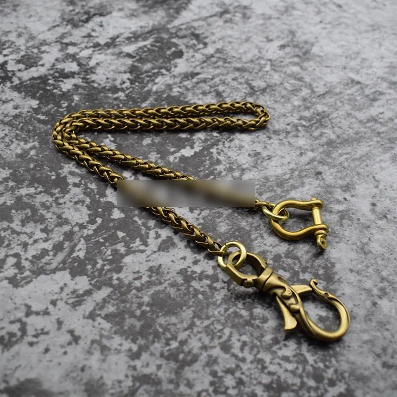 Cool Gold Mens 19'' Biker Wallet Chain Trucker Wallet Chain Pants Chain for Men