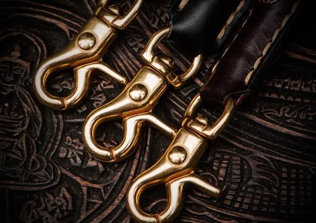 Cool Leather Braided Biker CHain Carp Wallets Chain for Chain Wallet Biker Wallets
