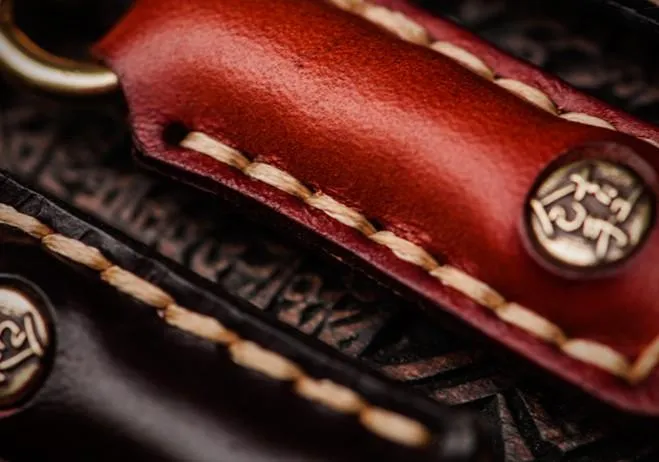 Cool Leather Braided Biker CHain Carp Wallets Chain for Chain Wallet Biker Wallets