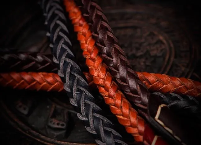 Cool Leather Braided Biker CHain Carp Wallets Chain for Chain Wallet Biker Wallets