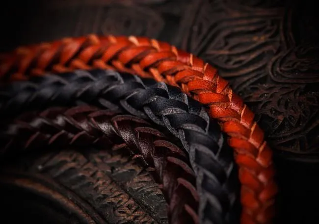 Cool Leather Braided Biker CHain Carp Wallets Chain for Chain Wallet Biker Wallets
