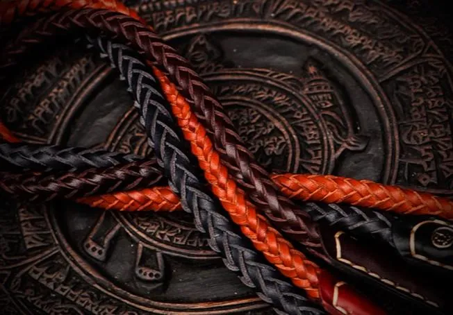 Cool Leather Braided Biker CHain Carp Wallets Chain for Chain Wallet Biker Wallets