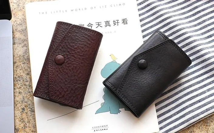 Cool Leather Mens Key Wallet Car Keys Holder Car Keys Case for Men