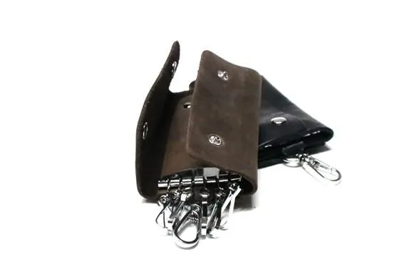 Cool Leather Mens Key Wallet Wallet Key Holder Car Key Case for Men