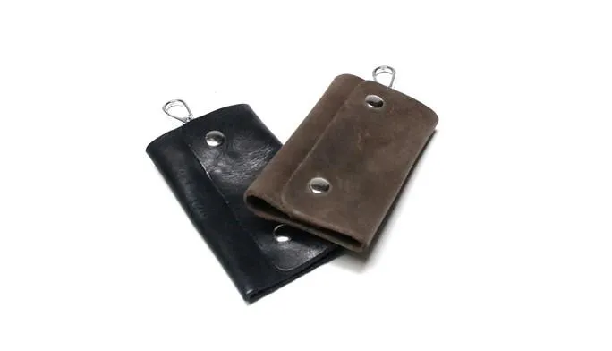 Cool Leather Mens Key Wallet Wallet Key Holder Car Key Case for Men