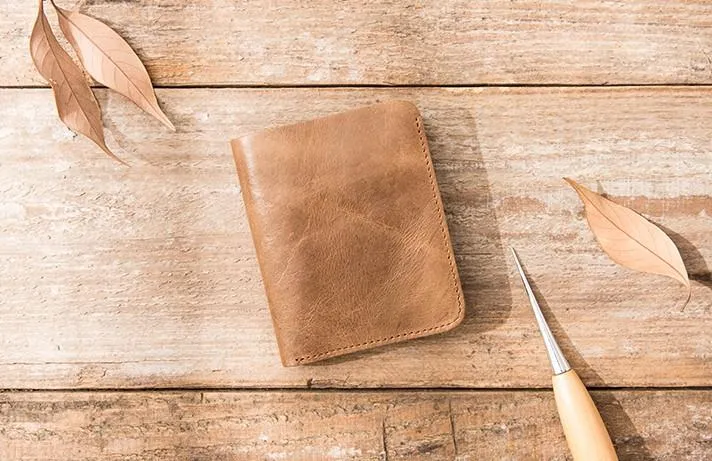 Cool Leather Mens Small Wallets Bifold billfold Wallet Slim Front Pocket Wallet for Men