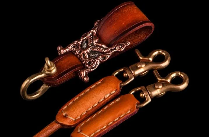 Cool Leather Tibetan Biker wallet Chain for chain wallet biker wallet trucker wallet
