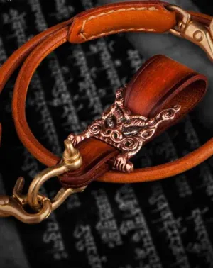 Cool Leather Tibetan Biker wallet Chain for chain wallet biker wallet trucker wallet