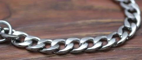Cool Men's Handmade Silver Stainless Steel Pants Chain Biker Wallet Chain For Men