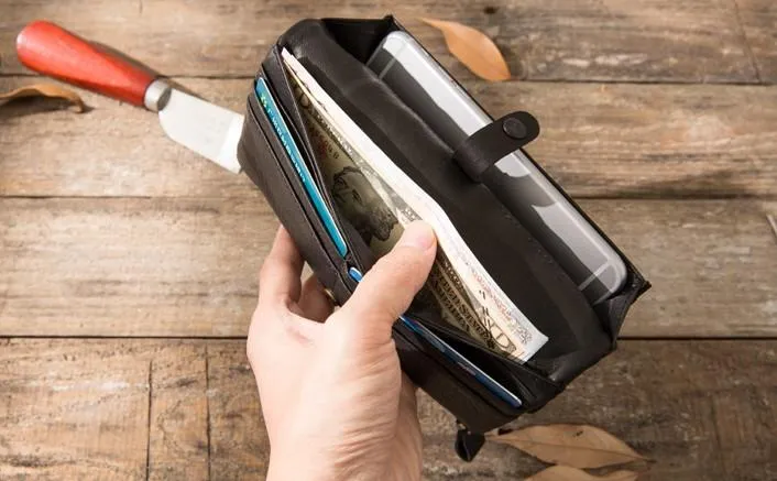 Cool Mens long Wallet Leather Bifold Wallet Long Wallets for Men