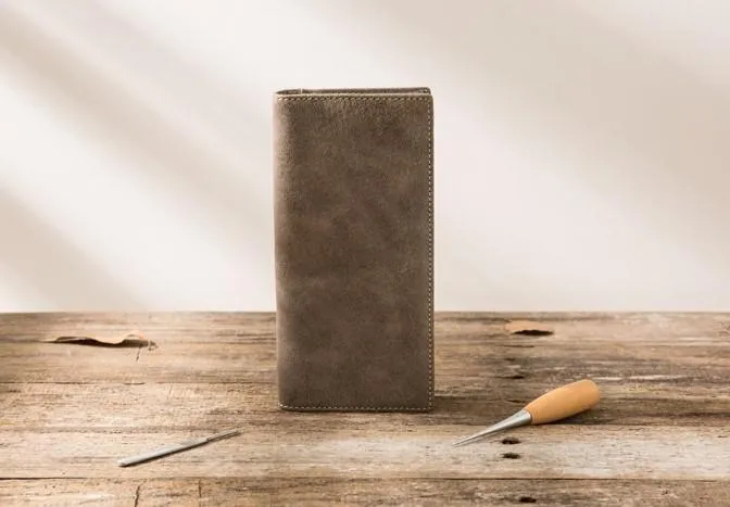 Cool Mens long Wallet Leather Vintage Wallet Long Wallets for Men