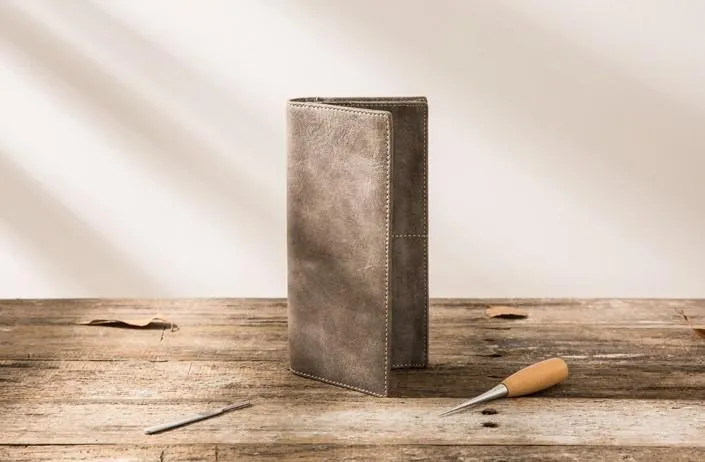 Cool Mens long Wallet Leather Vintage Wallet Long Wallets for Men