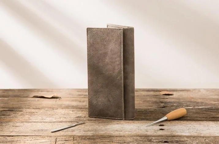 Cool Mens long Wallet Leather Vintage Wallet Long Wallets for Men