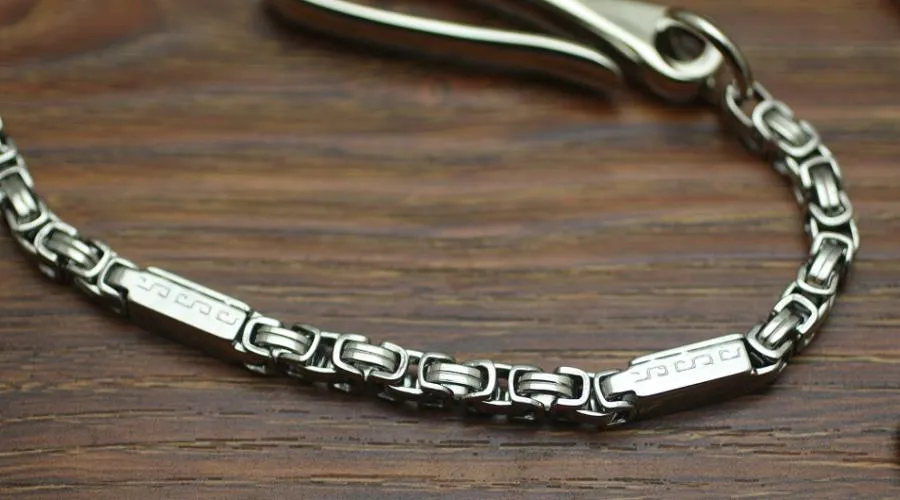 Cool Men's Stainless Steel Silver jeans chain jean chain Pants Chain Wallet Chain For Men