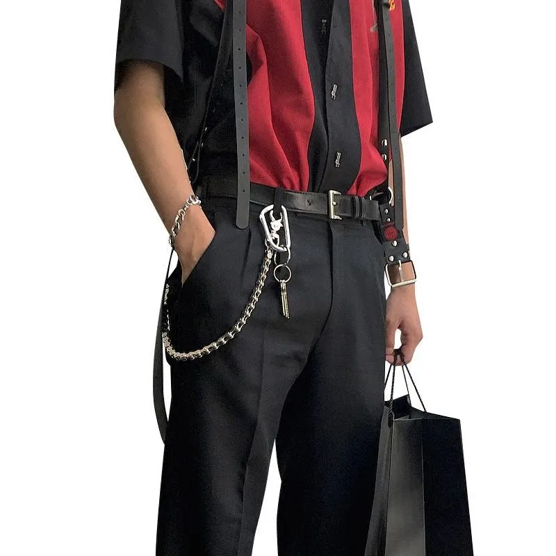 Cool Men's Women's Black Bike Chain Long Biker Wallet Chain Pants Chain For Men