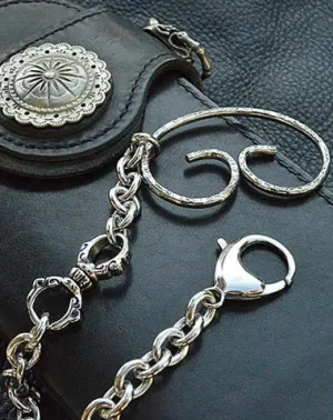 Cool Men's Women's Stainless Steel 18'' Sliver Wallet Chain Pants Chain jeans chain jean chain For Men