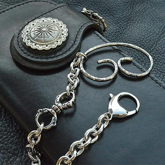 Cool Men's Women's Stainless Steel 18'' Sliver Wallet Chain Pants Chain jeans chain jean chain For Men