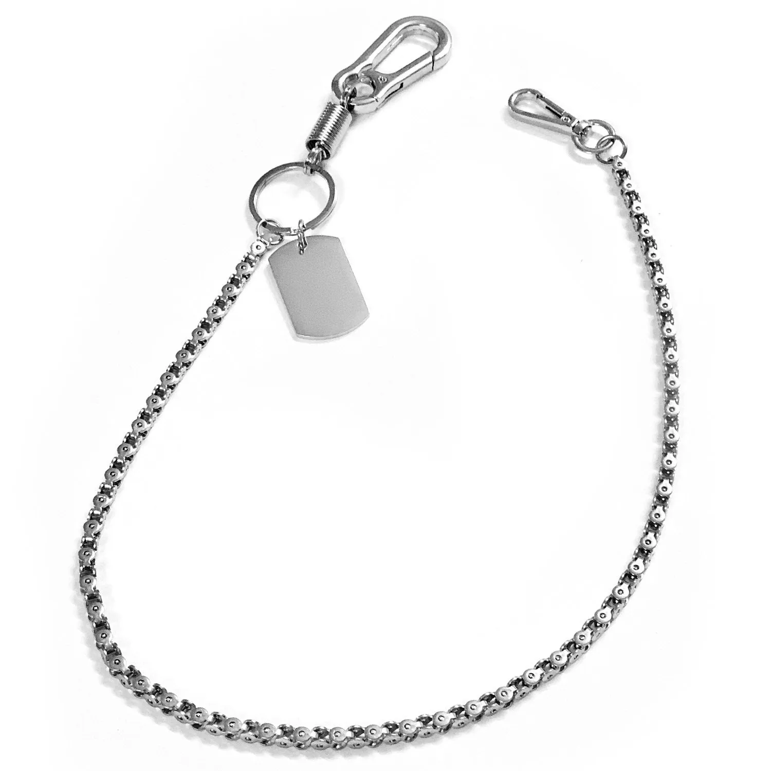 Cool Silver Long Biker Wallet Chain Pants Chain STAINLESS STEEL jeans chain jean chain Wallet Chain For Men