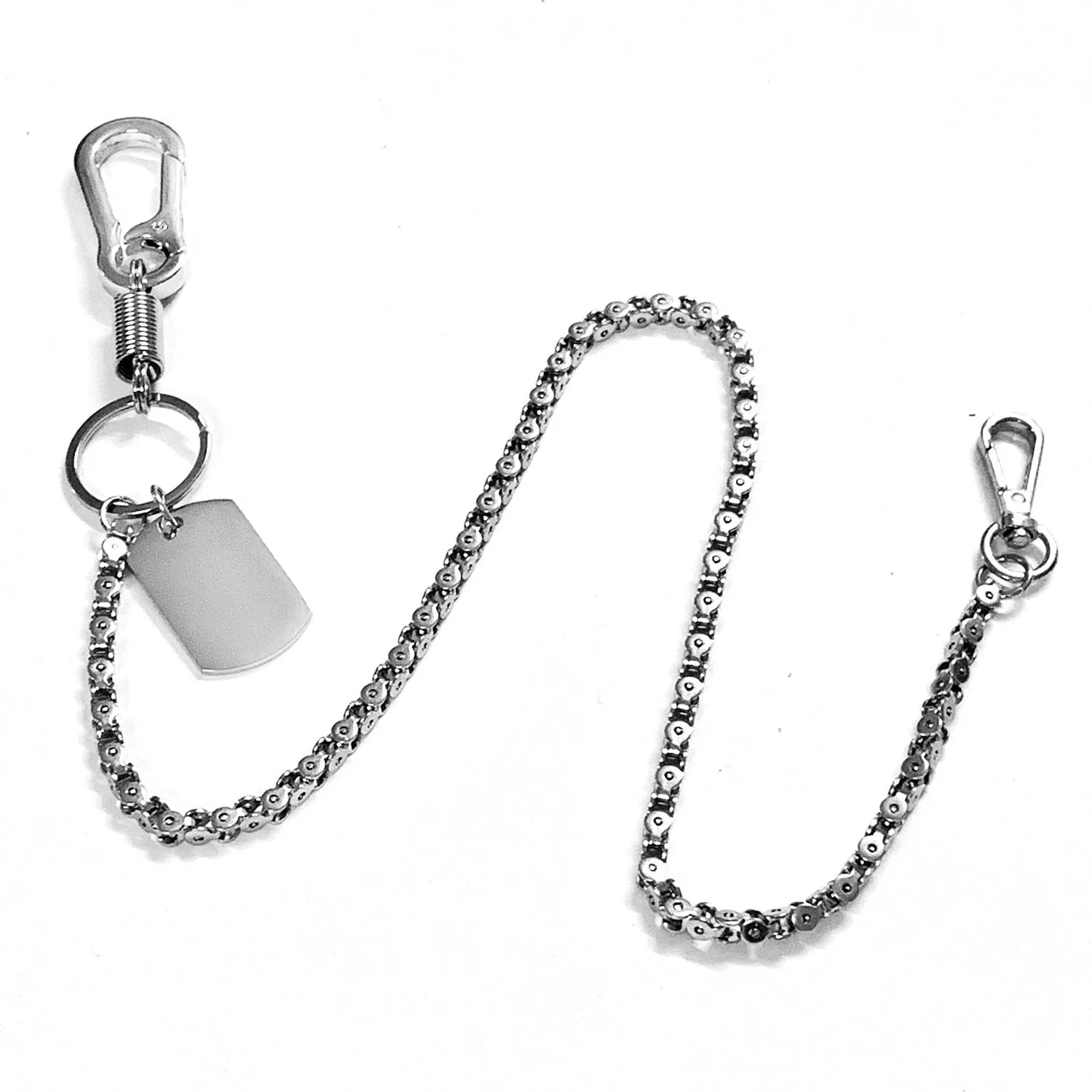 Cool Silver Long Biker Wallet Chain Pants Chain STAINLESS STEEL jeans chain jean chain Wallet Chain For Men