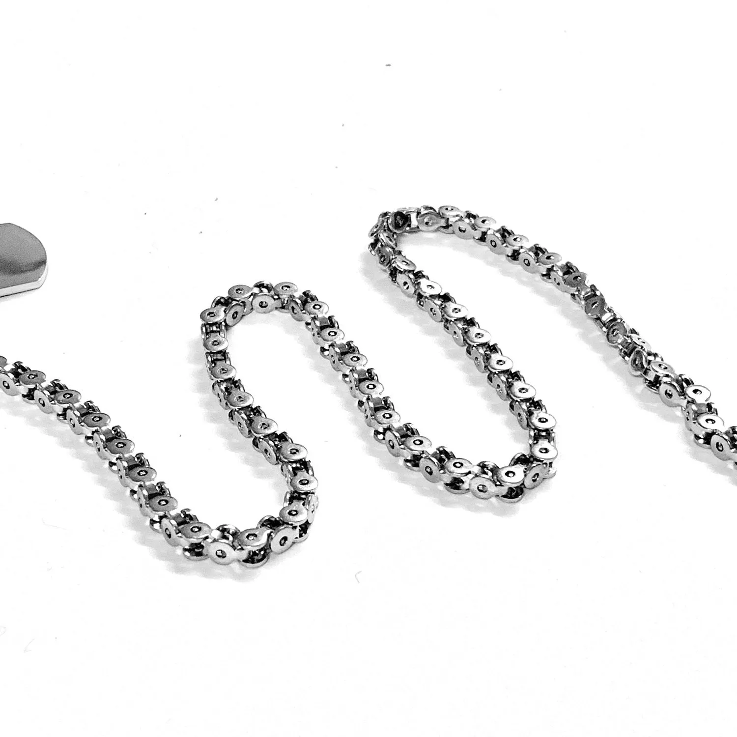 Cool Silver Long Biker Wallet Chain Pants Chain STAINLESS STEEL jeans chain jean chain Wallet Chain For Men
