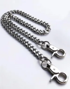 Cool Silver Stainless Steel Mens Pants Chain Biker Wallet Chain Key Chain For Men