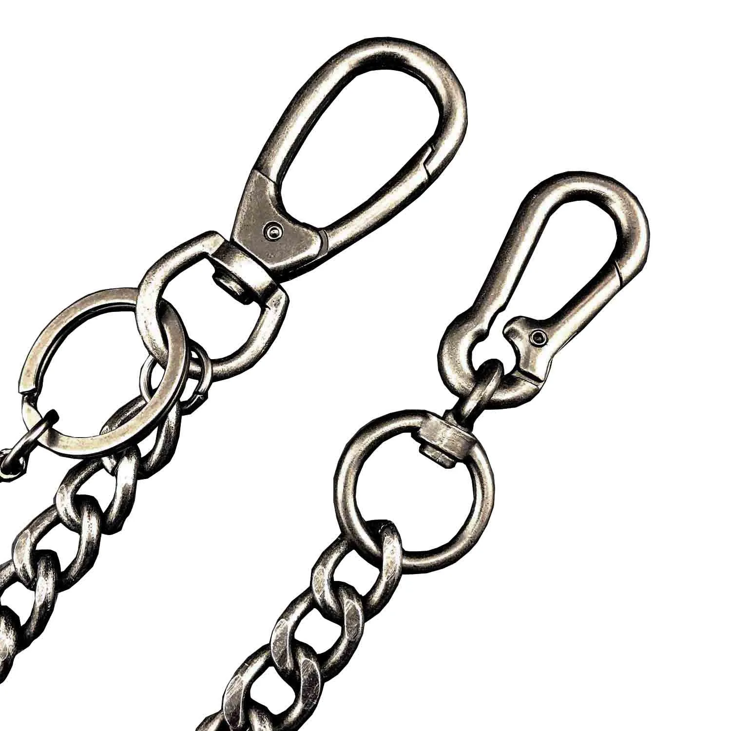 Cool Silver Tag Long Mens Pants Chain Military Tag Wallet Chain jeans chain jean chains For Men