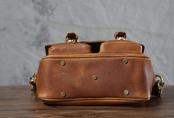Cool leather men Camera bag messenger bags vintage shoulder bag for men