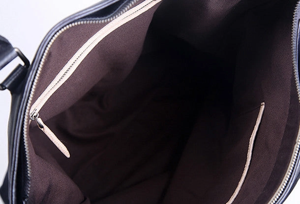 Cool leather men messenger bag fashion  shoulder laptop bag work bag
