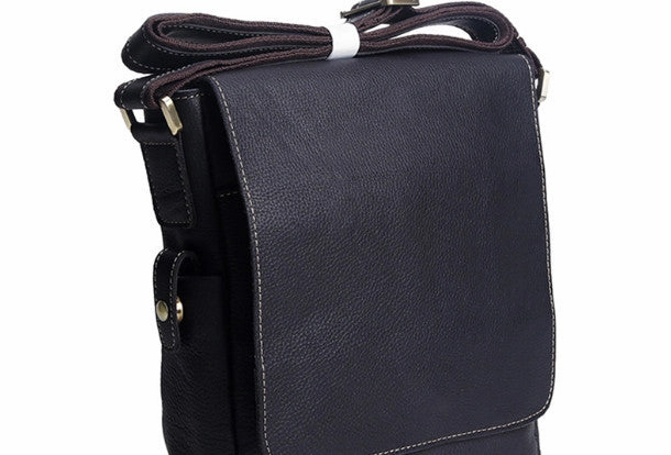 Cool leather men Small messenger bags shoulder bag