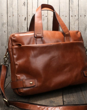Cool leather mens Briefcase laptop Briefcase Business Bag shoulder bag for men