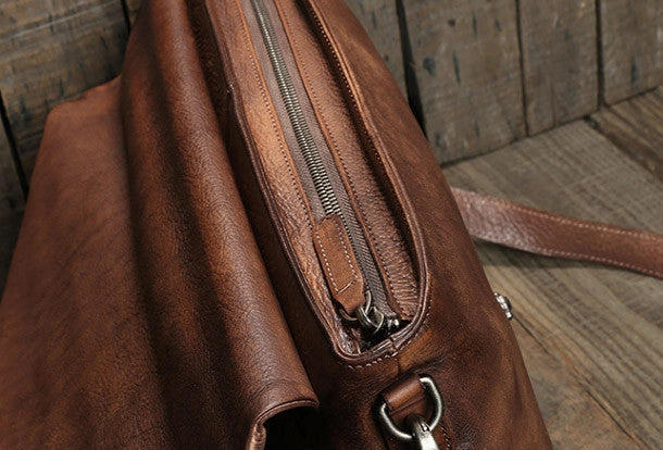 Cool leather mens Briefcase laptop Briefcase work Briefcase Shoulder bag for Men