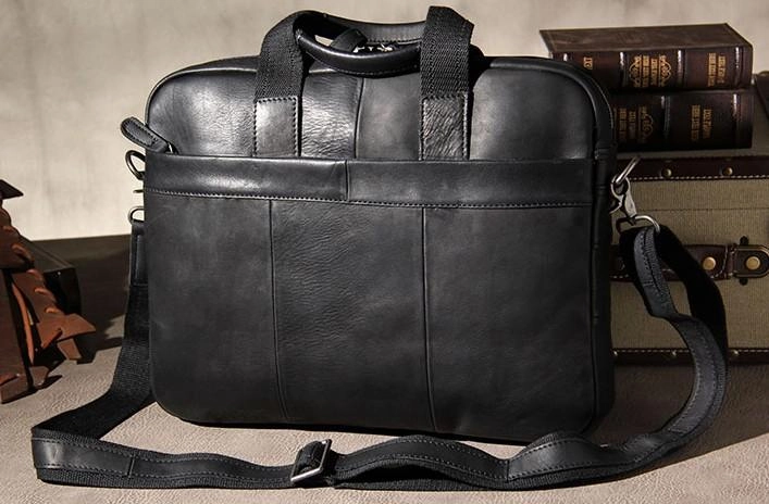 Cool Leather Mens Briefcase Shoulder Bag Handbag Work Bags Business Bag for Men