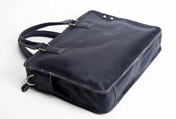 Cool Leather mens Briefcase Vintage Business Briefcase laptop Briefcase for Men