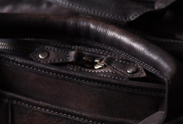 Cool leather mens Briefcase vintage Shoulder Bag weekender bag travel bag for men