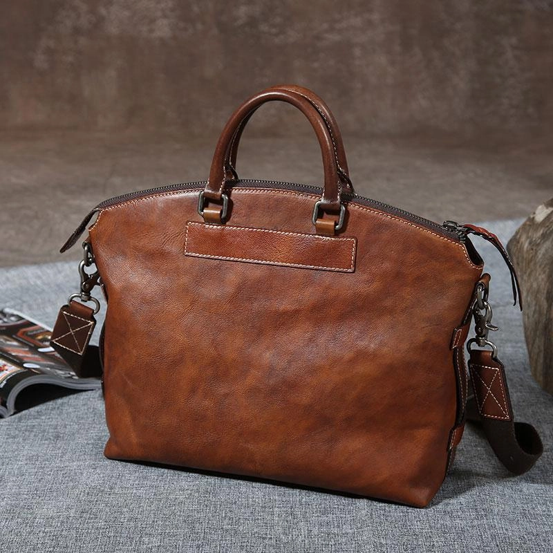 Cool Leather Mens Briefcase Work Bags Business Bag Laptop Bag for men
