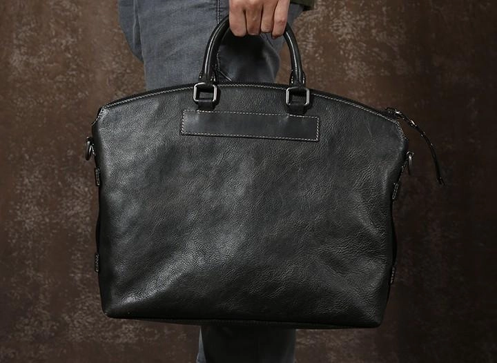 Cool Leather Mens Briefcase Work Bags Business Bag Laptop Bag for men