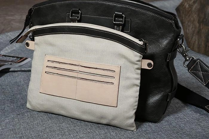 Cool Leather Mens Briefcase Work Bags Business Bag Laptop Bag for men