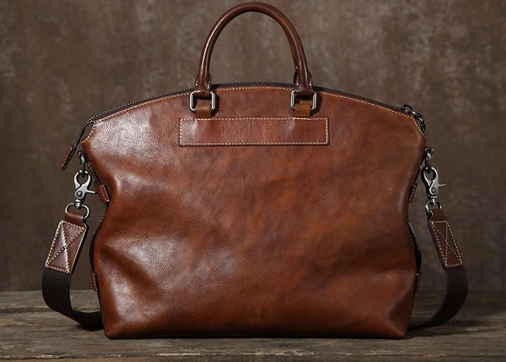 Cool Leather Mens Briefcase Work Bags Business Bag Laptop Bag for men