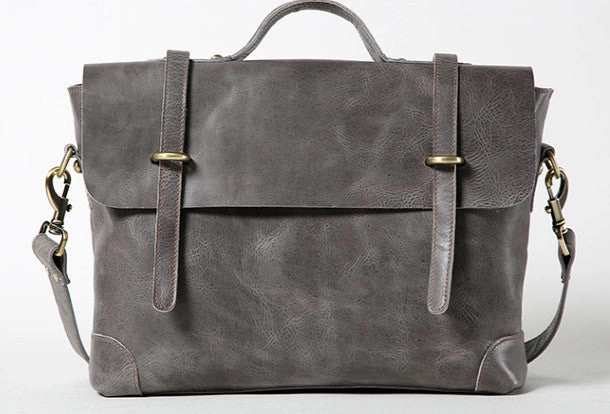 Cool leather mens Briefcase work Briefcase laptop Briefcase Shoulder bag for Men