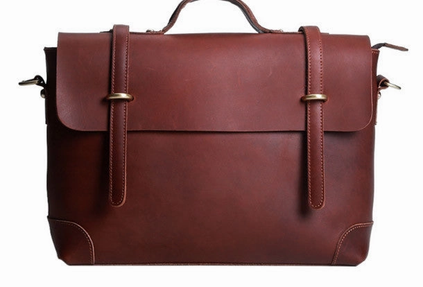 Cool leather mens Briefcase work Briefcase laptop Briefcase Shoulder bag for Men