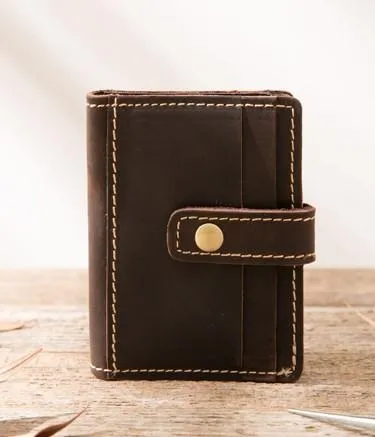 Credit Card Wallet for Men Leather Card Wallet Mens Small Card Wallet Card wallets for Men