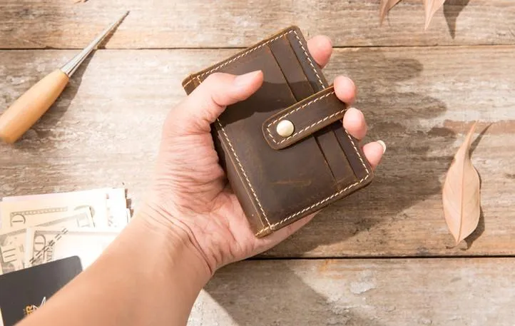 Credit Card Wallet for Men Leather Card Wallet Mens Small Card Wallet Card wallets for Men