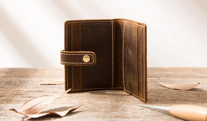 Credit Card Wallet for Men Leather Card Wallet Mens Small Card Wallet Card wallets for Men