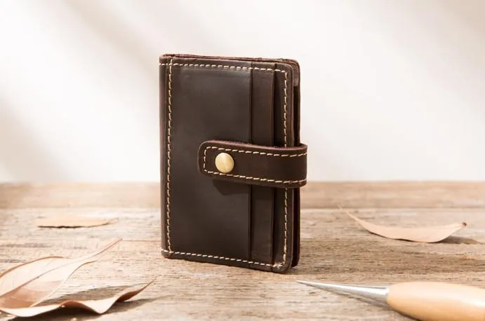 Credit Card Wallet for Men Leather Card Wallet Mens Small Card Wallet Card wallets for Men