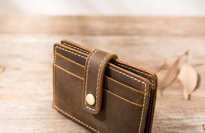 Credit Card Wallet for Men Leather Card Wallet Mens Small Card Wallet Card wallets for Men