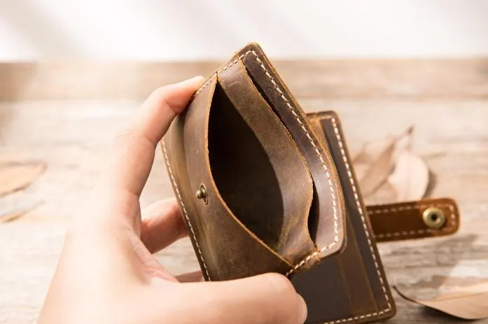 Credit Card Wallet for Men Leather Card Wallet Mens Small Card Wallet Card wallets for Men