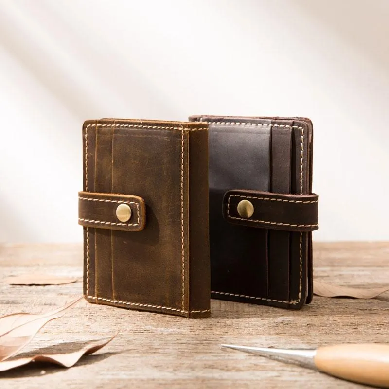 Credit Card Wallet for Men Leather Card Wallet Mens Small Card Wallet Card wallets for Men